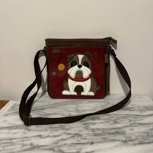 Chala bulldog design crossbody  Handbag